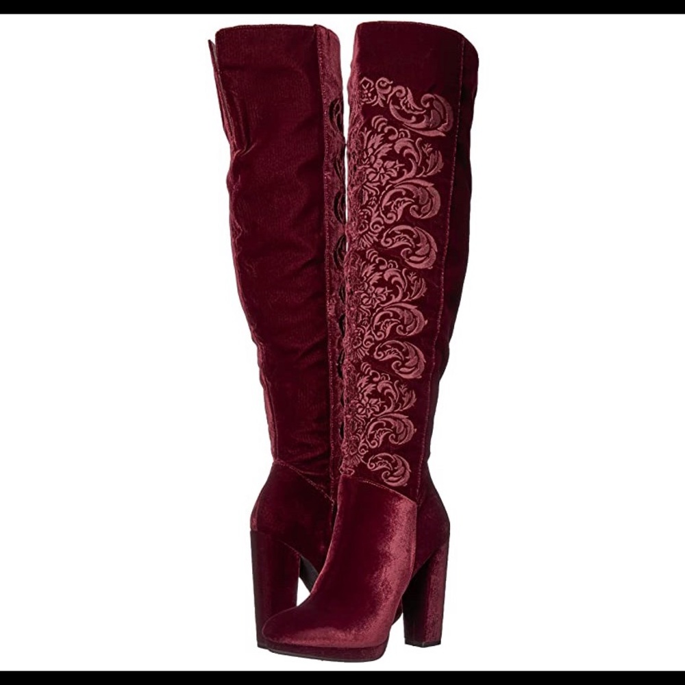 Jessica Simpson Grizella over the knee boots.